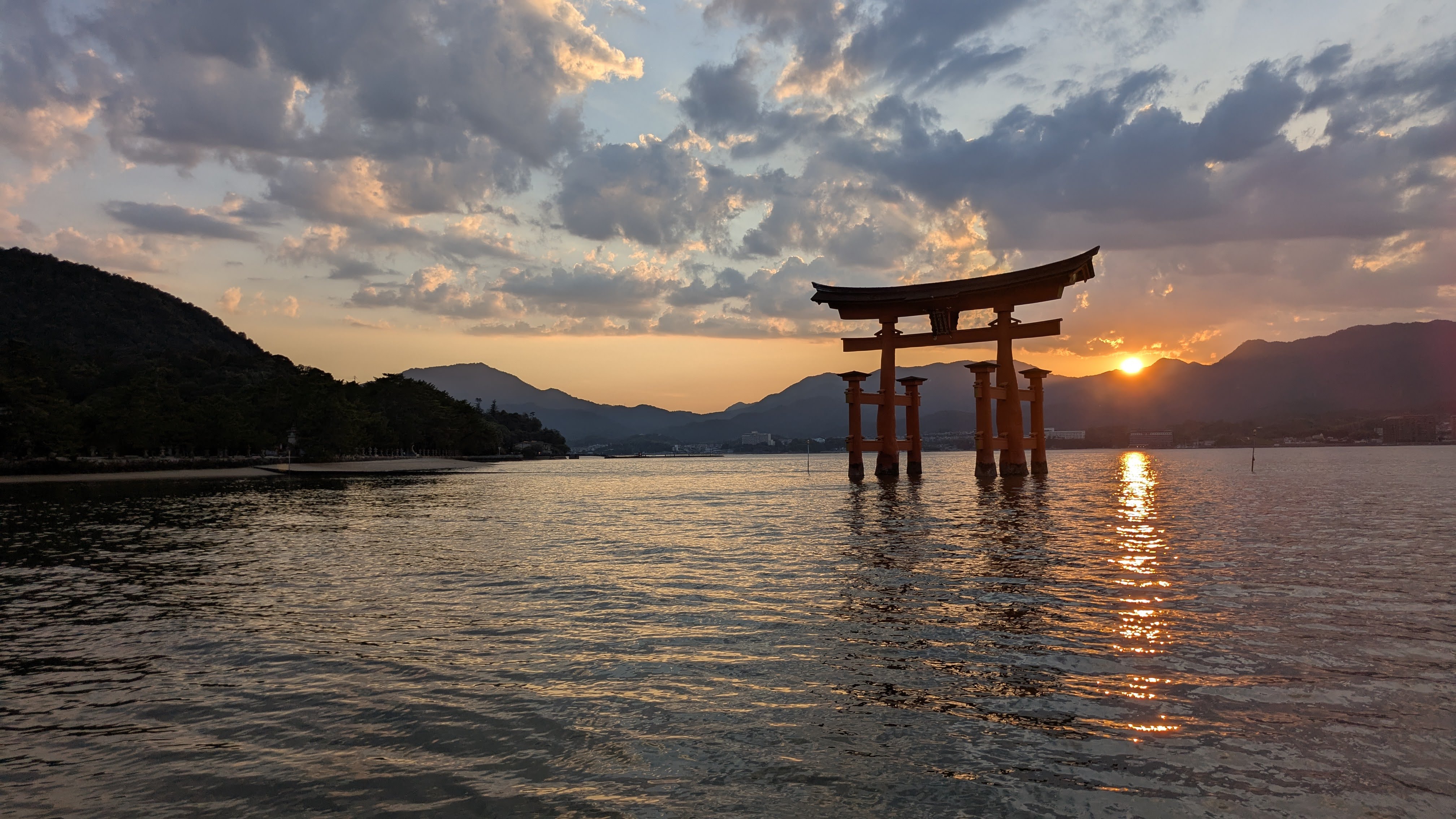 A wonderful view in Miyajima island, Japan